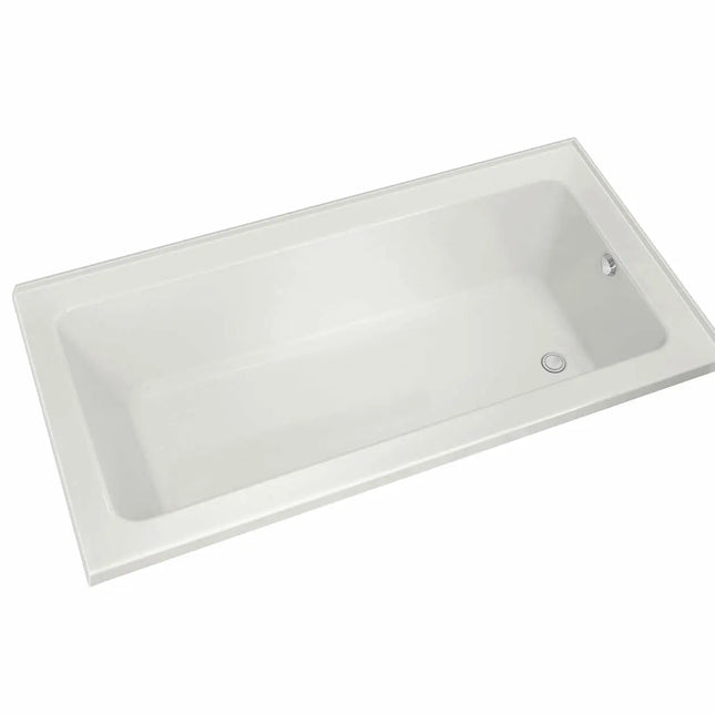 Maax Pose 6032 IF Acrylic Corner Right Right-Hand Drain Combined Whirlpool & Aeroeffect Bathtub in White 106203-R-096-001 - Plumbing Market