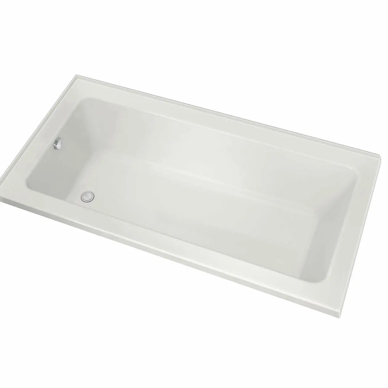 Maax Pose Acrylic Corner Left Right-Hand Drain Combined Whirlpool & Aeroeffect Bathtub in White 106199-R-096-001 - Plumbing Market