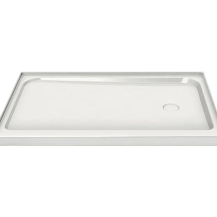 Maax Rectangular Base 6030 3 in. Acrylic Alcove Shower Base with Right-Hand Drain in White 105707-000-001-002 - Plumbing Market