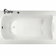 Maax Release 6032 Acrylic Drop-in End Drain Hydromax Bathtub in White 105310-004-001 - Plumbing Market