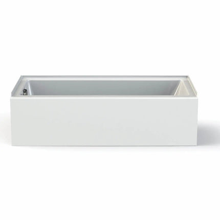 Maax Rubix Access 6030 Acrylic Alcove Right-Hand Drain Bathtub in White 106348-000-001-002 - Plumbing Market