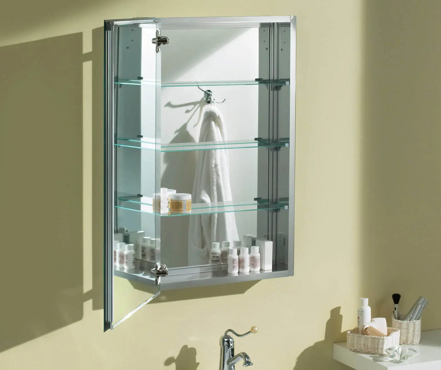 Maax SV2430 Medicine Cabinet in Chrome 126526-800-084-000 - Plumbing Market