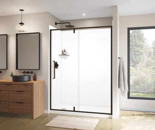 Maax Specialty Handle for Uptown Pivot and Slider in Dark Bronze and Beige Marble 10068840-283-600 - Plumbing Market