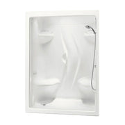Maax Stamina 60-I 60 x 36 Acrylic Alcove Right-Hand Drain One-Piece Shower in White 101141-000-001-111 - Plumbing Market