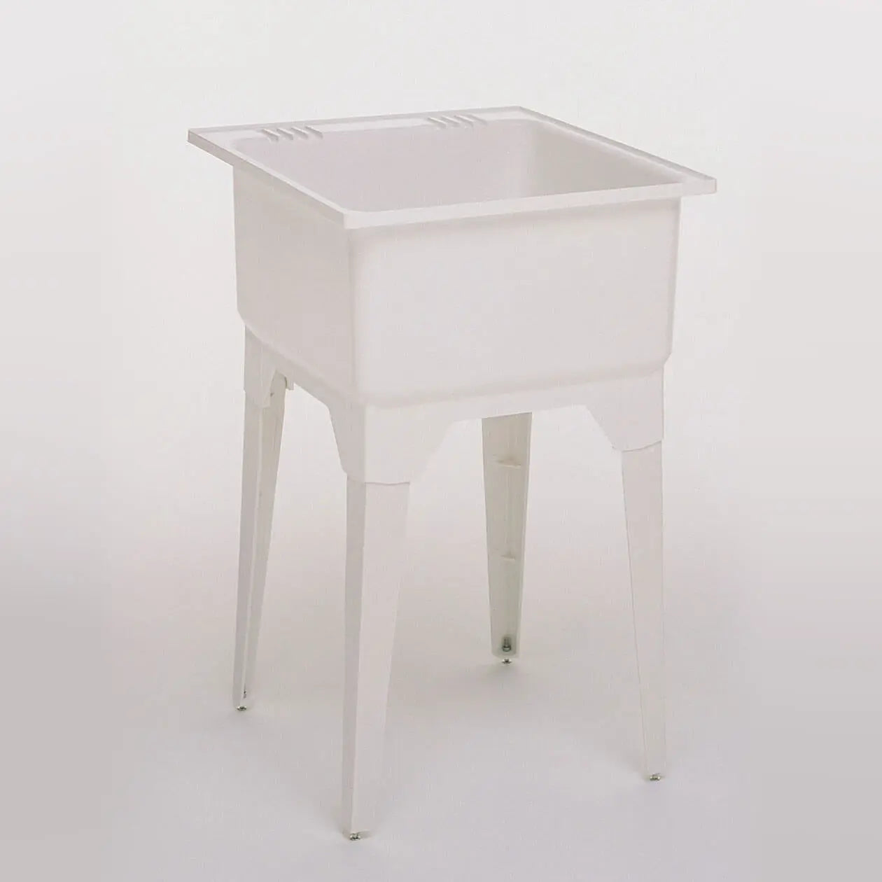 Maax Super Poly Single 25 x 23 Polypropylene Single Bowl Sink in White - 6 Pack 101684-000-003-102 - Plumbing Market