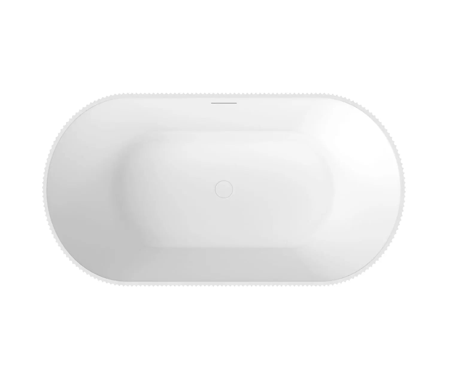 Maax Tori 5932 Acrylic Freestanding Center Drain Bathtub in Matte White - Plumbing Market