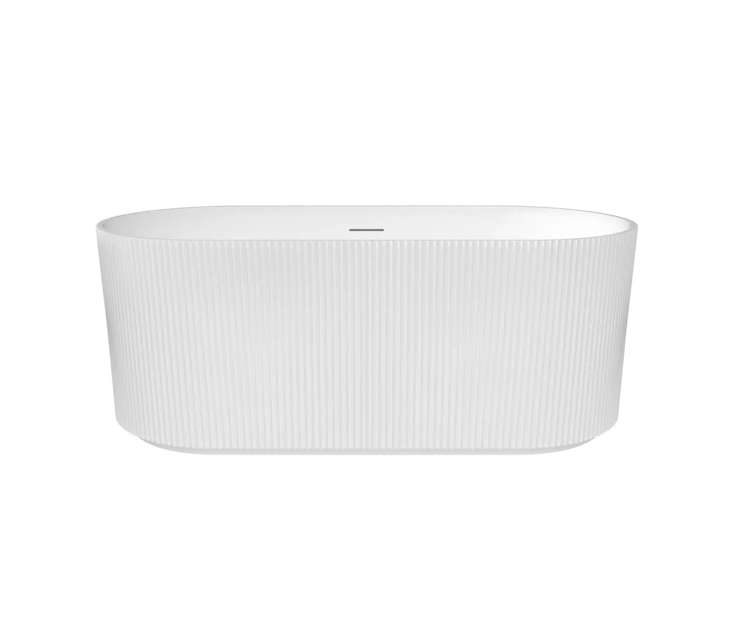 Maax Tori 5932 Acrylic Freestanding Center Drain Bathtub in Matte White - Plumbing Market
