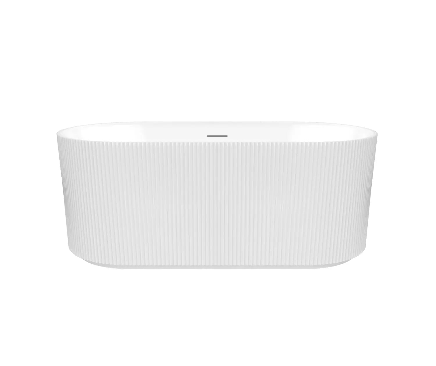 Maax Tori 5932 Acrylic Freestanding Center Drain Bathtub in White Gloss - Plumbing Market