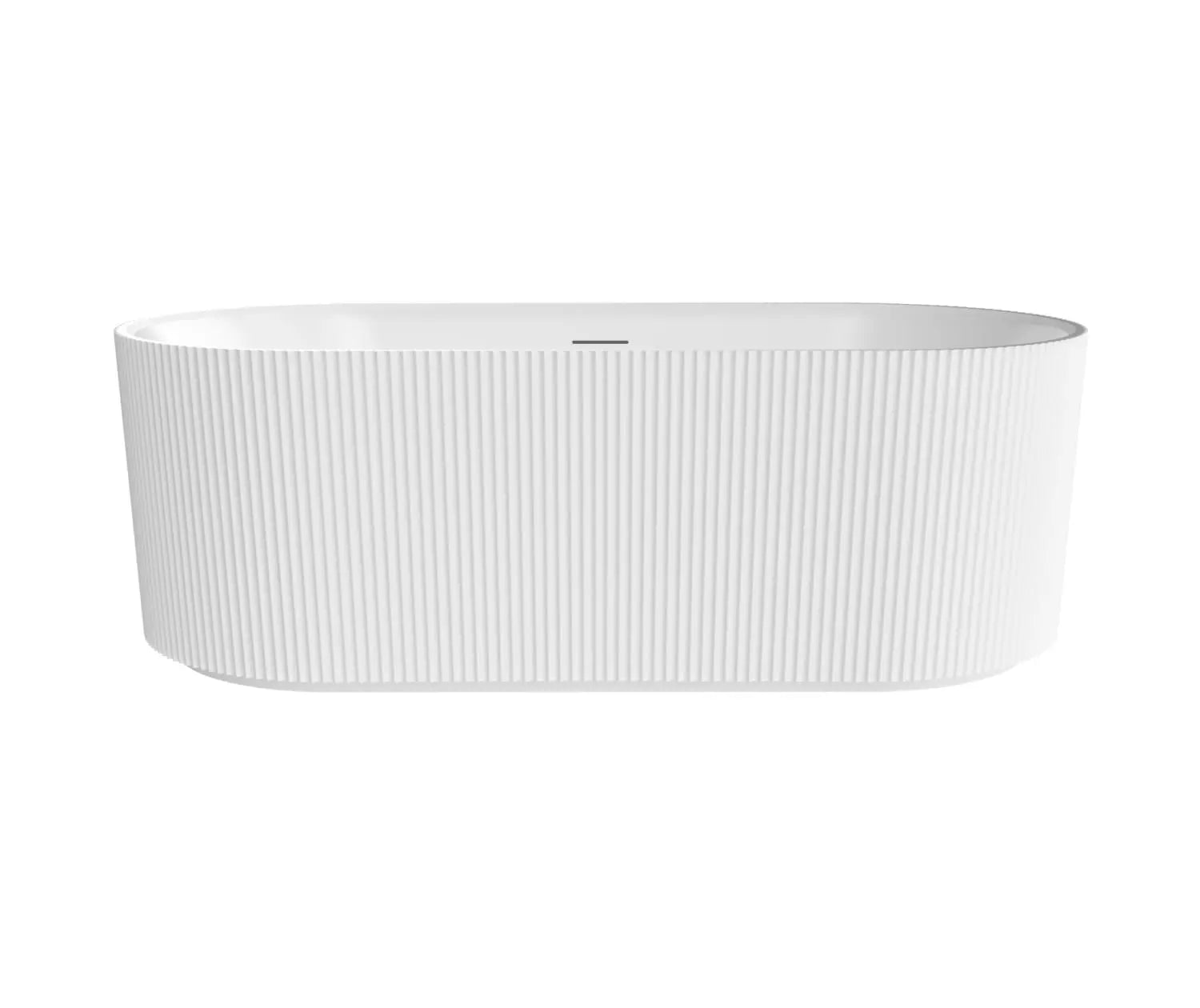 Maax Tori 6732 Acrylic Freestanding Center Drain Bathtub in Gloss White - Plumbing Market