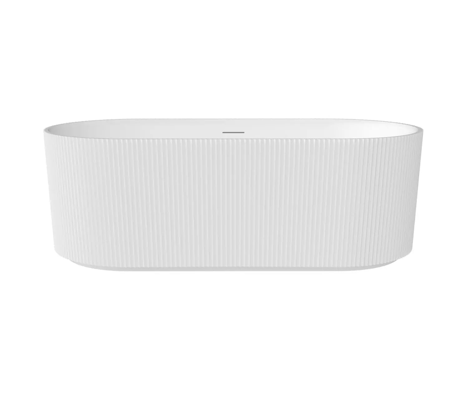 Maax Tori 6732 Acrylic Freestanding Center Drain Bathtub in Matte White - Plumbing Market