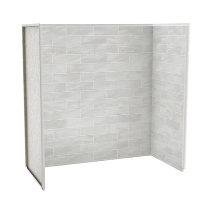 Maax Utile 6032 Composite Direct-to-Stud Three-Piece Tub Wall Kit in Organik Permafrost 103418-312-504 - Plumbing Market