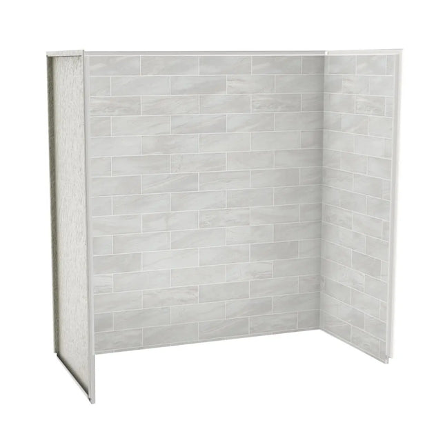 Maax Utile 6032 Composite Direct-to-Stud Three-Piece Tub Wall Kit in Organik Permafrost 103418-312-504 - Plumbing Market