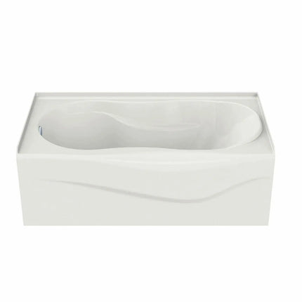 Maax Vichy 6032 Acrylic Alcove Right-Hand Drain Aeroeffect Bathtub in White 102941-103-001-101 - Plumbing Market