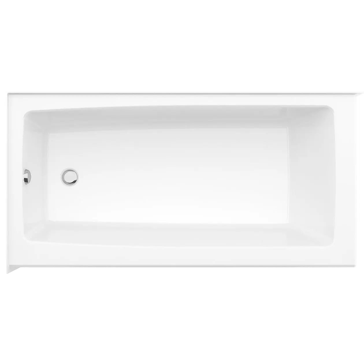 Mackenzie Corner Access 6030 AcrylX Corner Left-Hand Drain Bathtub in White - Plumbing Market