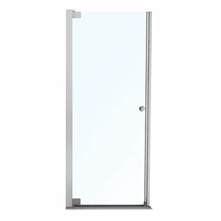 Madono 28 ½-30 ½ x 67 in. 6 mm Pivot Shower Door for Alcove Installation with Clear glass in Chrome - Plumbing Market