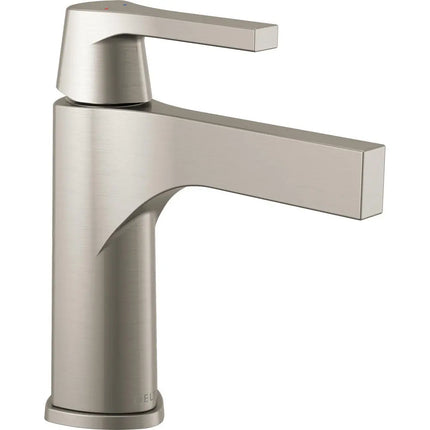 Delta Single Hole - Single Handle-4" Plate/Metal Pop-Up - Lpu 574-SSLPU-DST - Plumbing Market