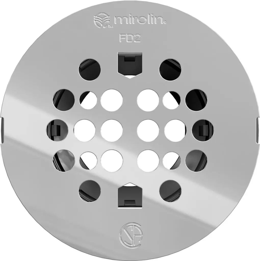 Mirolin  4.3 IN. ROUND DRAIN GRATE CHROME  GR-FD2-CP