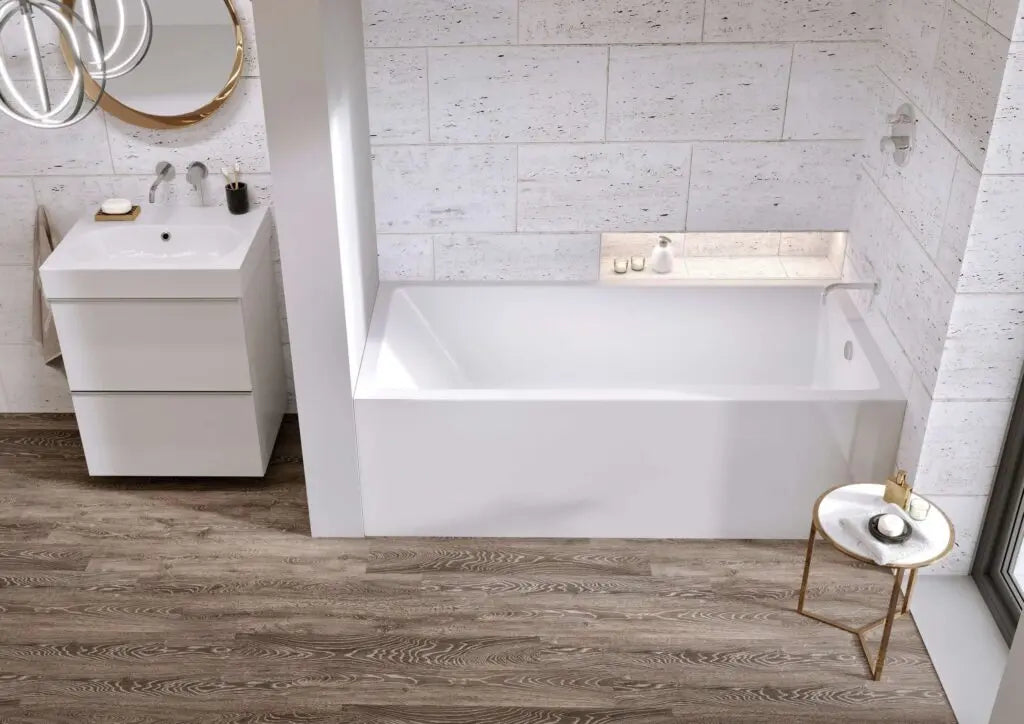 Mirolin  AUSTIN SKIRTED BATH - Right Drain  BO60R0001