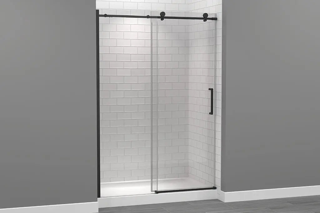 Mirolin  CALANTHE HIGH-END ROLLTOP DOOR - 60" - Matte Black  HES60PBL