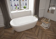 Mirolin  Demi™ Freestanding Bath 60″ Chrome Drain  CF2007