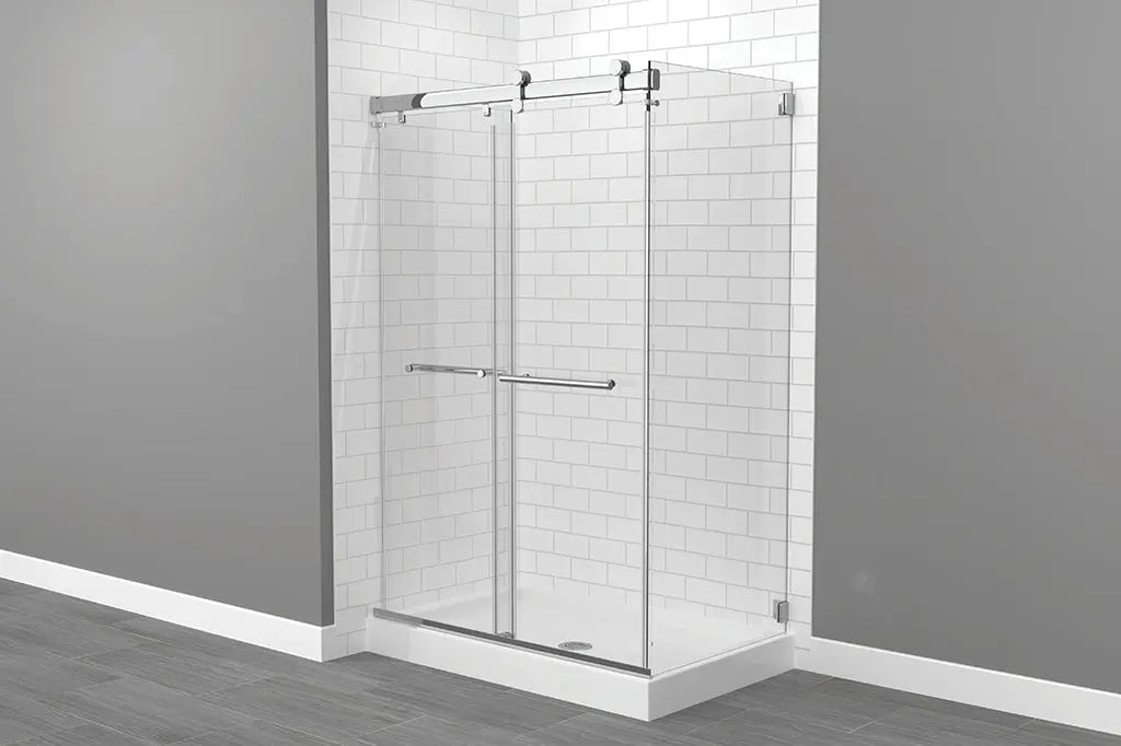 Mirolin  EXPLORIA HYBRID RETURN PANEL FOR 32"BASE - 74" - 8MM - PC  HYRP32PPC