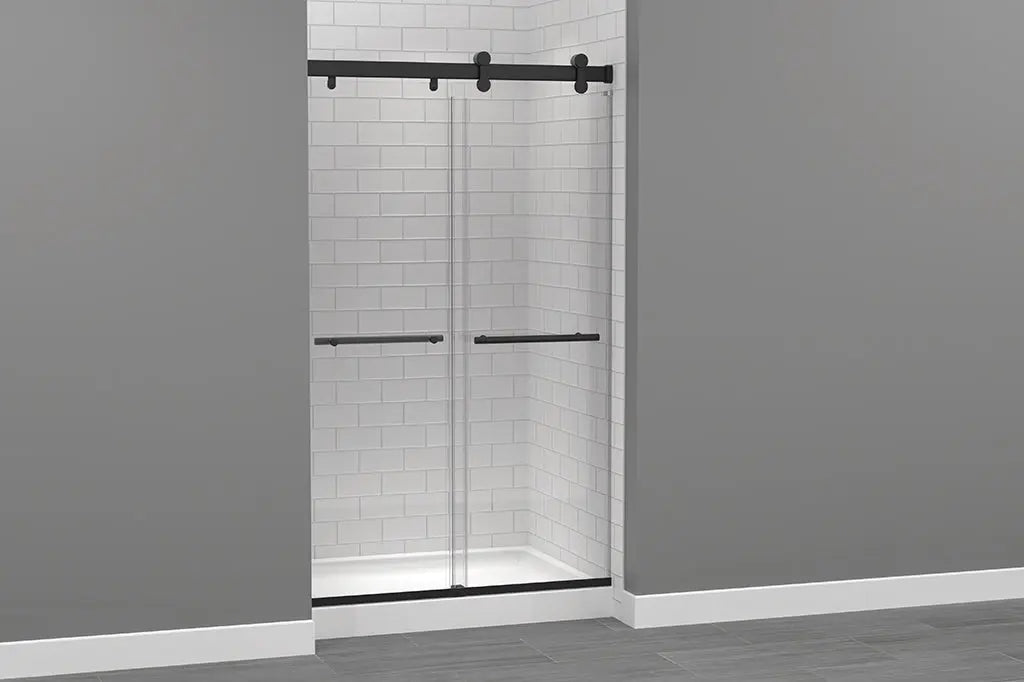 Mirolin  EXPLORIA HYBRID SLIDING SHOWER DOOR 41"-44"-73" - 8MM - MB   HYS44PBL