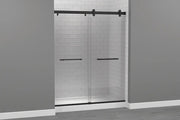 Mirolin  EXPLORIA HYBRID SLIDING SHOWER DOOR 56"-60"-73" - 8MM - MB   HYS60PBL