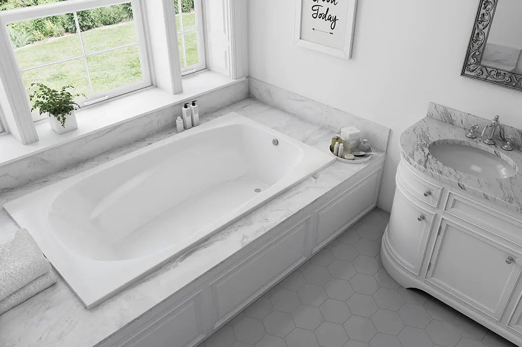 Mirolin Hudson 6 72 x 42 Drop-in Bathtub - Plumbing Market