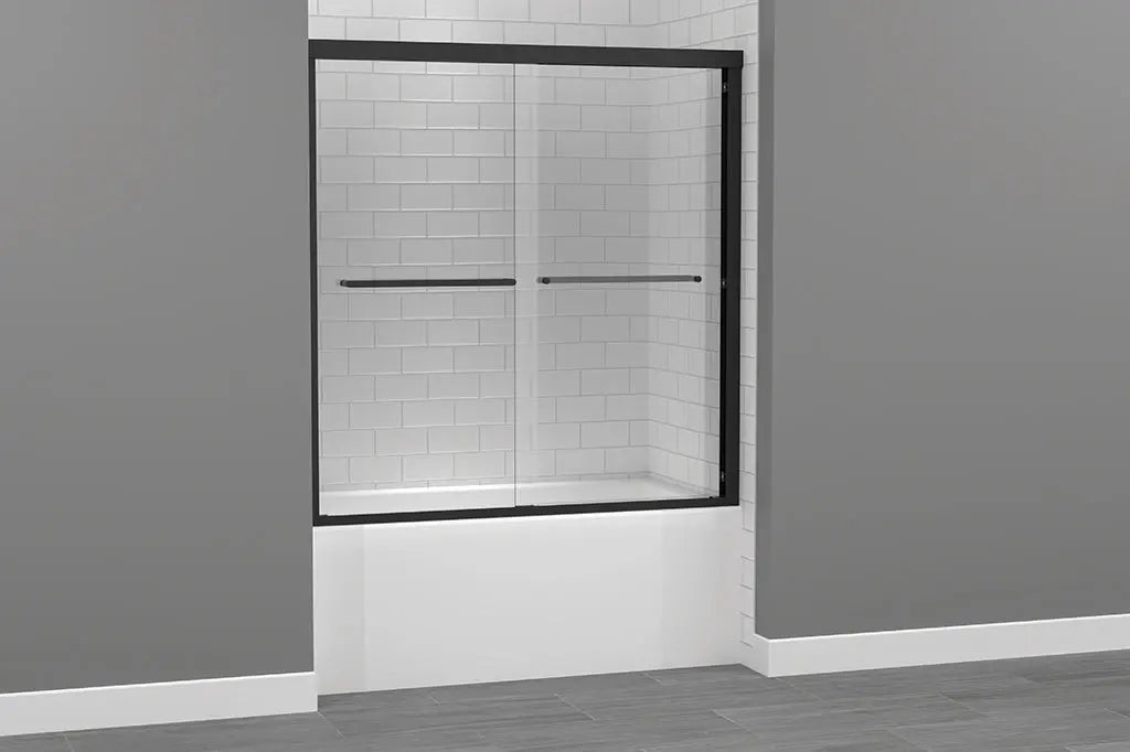 Mirolin  MAYNOR BYPASS BATHTUB DOOR 52"-56"-56" - 8MM  BYBT56PBL