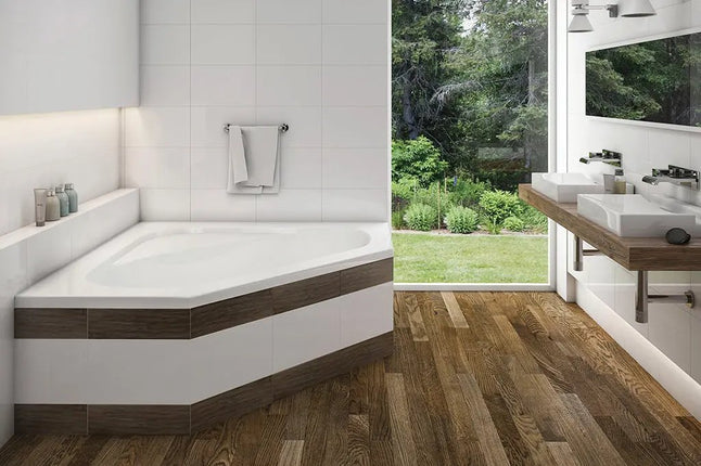 Mirolin Soho 1 60 x 60 Drop-In Center Drain Bathtub in White - Plumbing Market