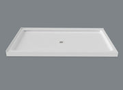 Mirolin  Strada Corner Shower Base with Left Flange SQD6036LD1