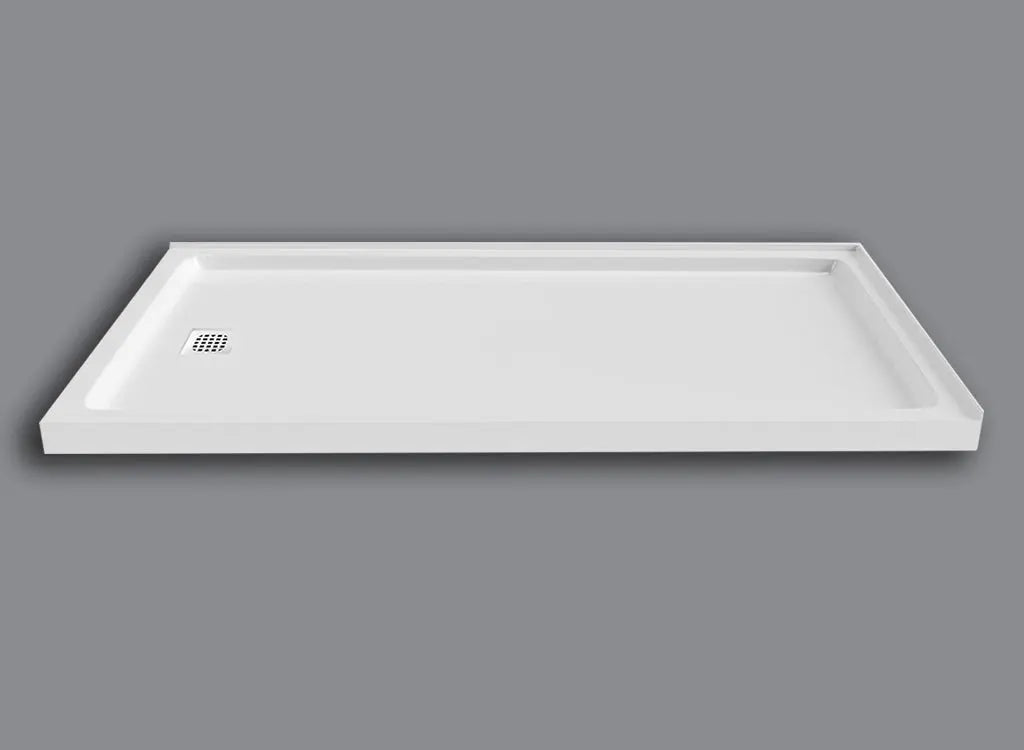 Mirolin  Strada™ SQD6030LD1 Shower Base – Left & Back Flange SQD6030LD1