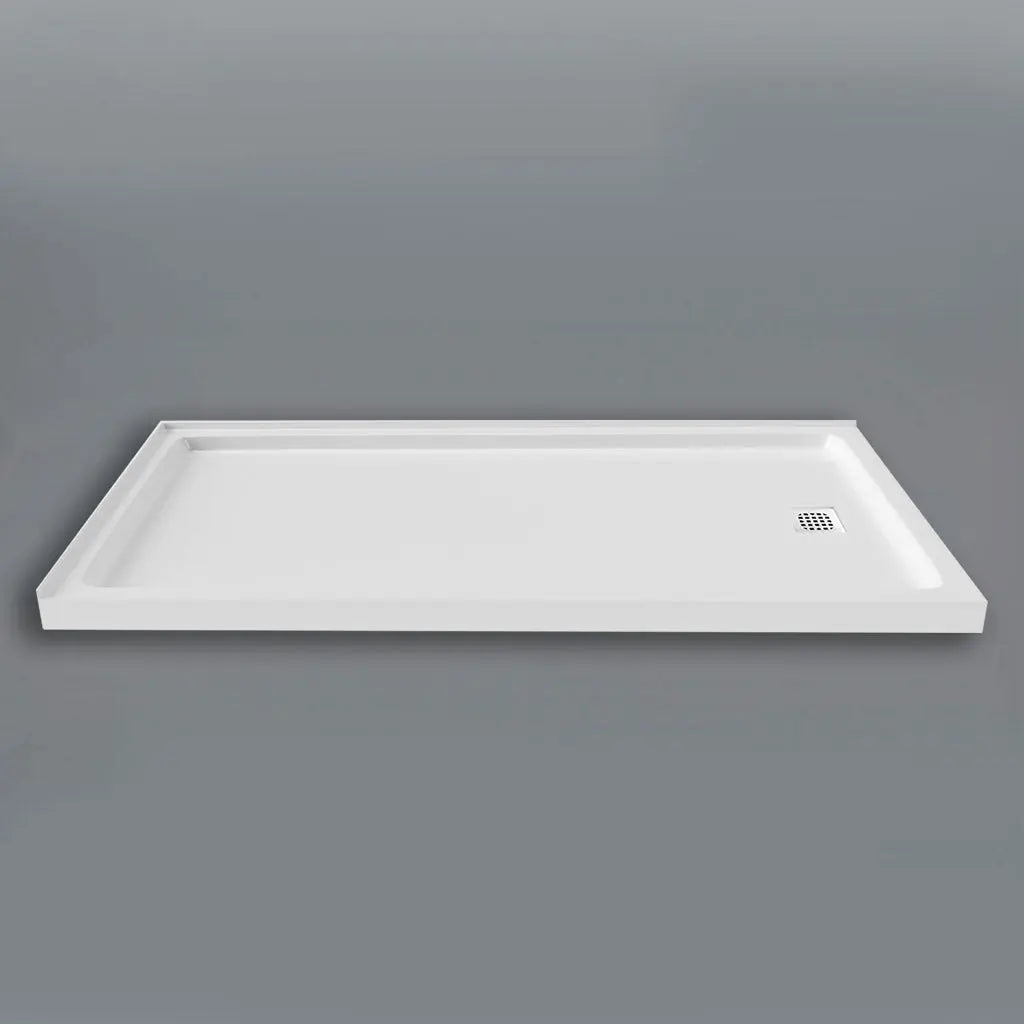 Mirolin  Strada™ SQD6032RD1 Shower Base – Right & Back Flange SQD6032RD1