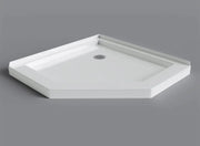 Mirolin  WHITE 38" NEO ANGLE BASE  SB38NA1
