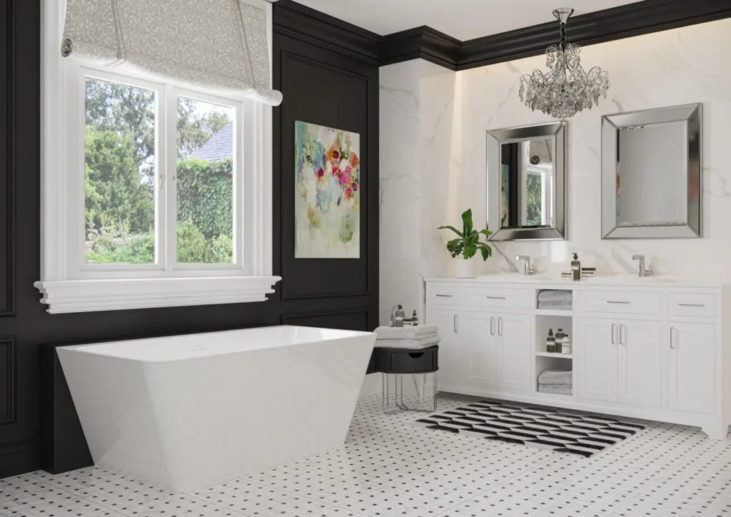 Mirolin  WHITE HESSA BATH 66"  CF1027