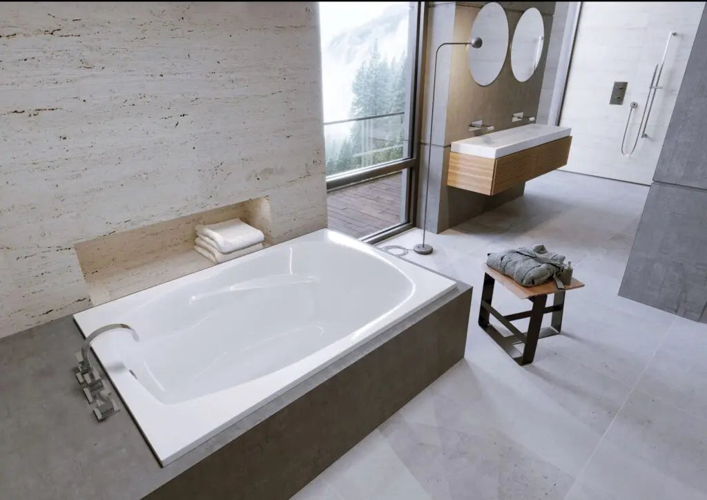 Mirolin  WHITE HUDSON 5 DROP IN BATH  H6042