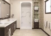 Mirolin  WHITE MADISON 3 SHOWER STALL  SH3L - Left Side Plumbing