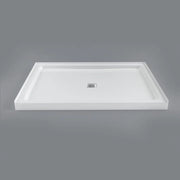 Mirolin  WHITE STRADA 48" SQD ALCOVE BASE  SQD4836A1