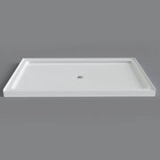 Mirolin  WHITE STRADA 60" SQD ALCOVE BASE  SQD6036A1