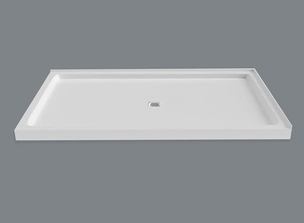 Mirolin  WHITE STRADA 60" SQD BASE RH & BACK FLANGE  SQD6036RD1