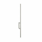 ModulR 36 x 36 x 78 in. 8mm Pivot Shower Door for Corner Installation with Clear glass in Brushed Nickel - Plumbing Market