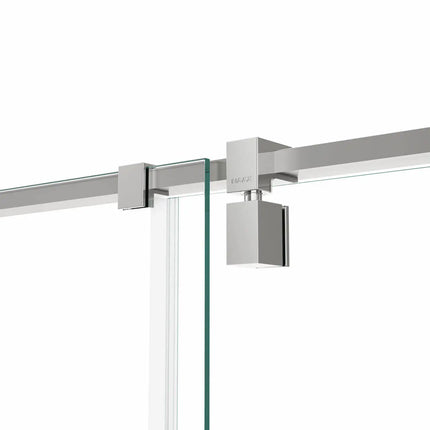 ModulR 36 x 78 in. 8 mm Pivot Shower Door for Alcove Installation with Clear glass in Chrome - Plumbing Market