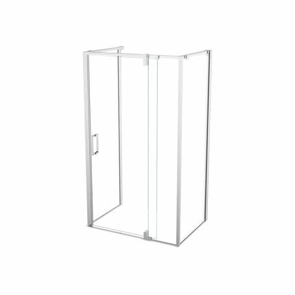 ModulR 48 x 32 x 78 in. 8mm Pivot Shower Door for Wall-mount Installation with Clear glass in Chrome - Plumbing Market