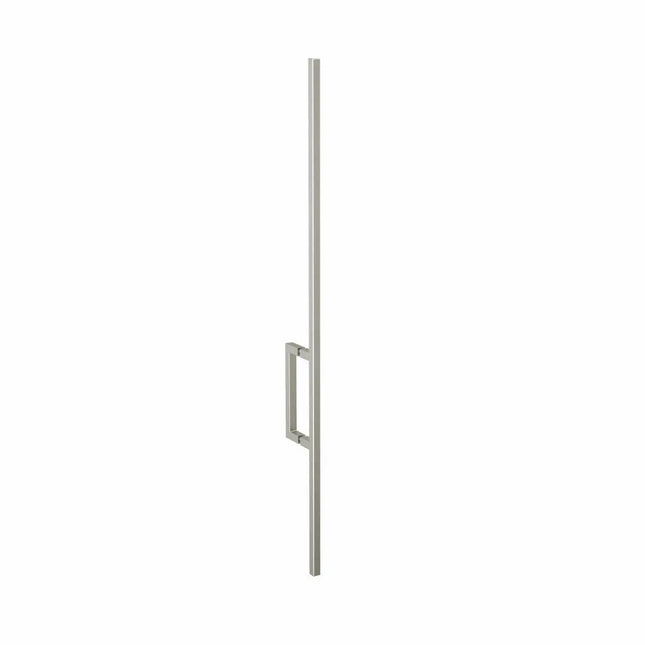 ModulR 60 x 36 x 78 in. 8mm Pivot Shower Door for Wall-mount Installation with Clear glass in Brushed Nickel - Plumbing Market