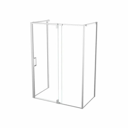 ModulR 60 x 36 x 78 in. 8mm Pivot Shower Door for Wall-mount Installation with Clear glass in Chrome - Plumbing Market