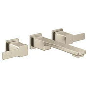 Moen 90 Degree Brushed Nickel Two-Handle Wall Mount Bathroom Faucet  TS6731BN - Plumbing Market