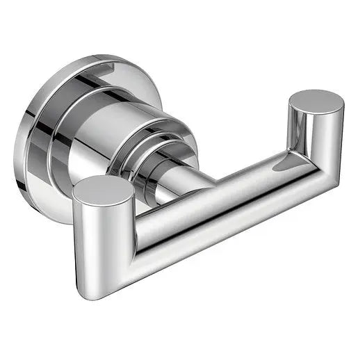 Moen Arris Chrome Double Robe Hook  YB0803CH - Plumbing Market
