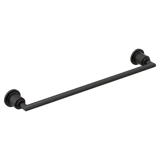 Moen Arris Matte Black 18" Towel Bar  YB0818BL - Plumbing Market