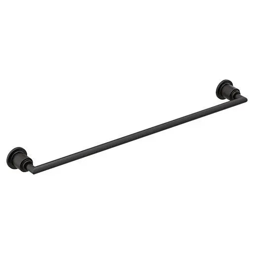 Moen Arris Matte Black 24" Towel Bar  YB0824BL - Plumbing Market