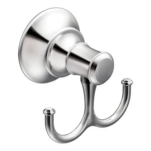 Moen Ashville Chrome Double Robe Hook  DN7903CH - Plumbing Market